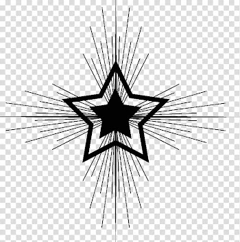 Christmas c, black star transparent background PNG clipart