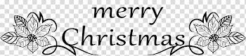 Christmas c, Merry Christmas greetings transparent background PNG clipart