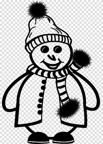 Christmas c, snowman illustration transparent background PNG clipart