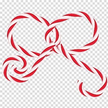 Christmas Candy cane , Art Bow transparent background PNG clipart