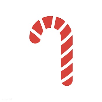 Christmas candy cane decoration icon vector | Free stock vector - 511628