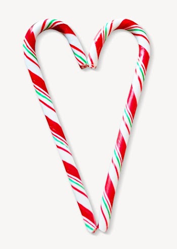 Christmas candy canes isolated image | Free Photo - rawpixel