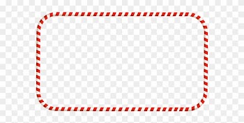 Christmas Candy Frame Transparent Png Clip Art - Border Clip Art