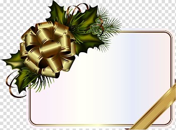Christmas card Christmas decoration , bowknot transparent background PNG clipart