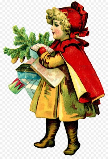 Christmas card Christmas decoration Gift Clip art - Victorian Christmas Pictures 