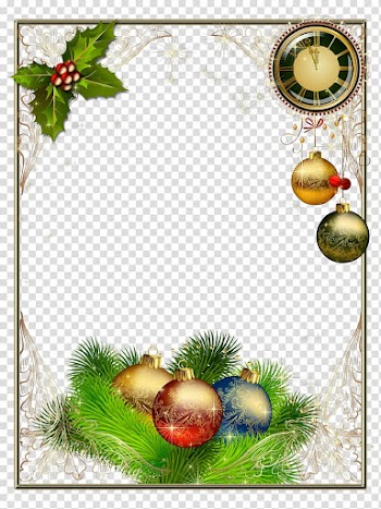 Christmas card Frames New Year, Mary transparent background PNG clipart