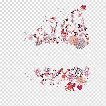 Christmas card Greeting card Christmas and holiday season, Japanese illustrated Christmas transparent background PNG clipart