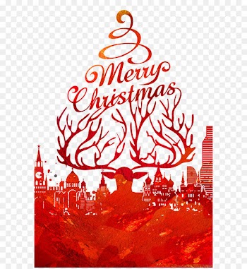Christmas card New Year Christmas Eve Holiday greetings - Merry Christmas theme poster 