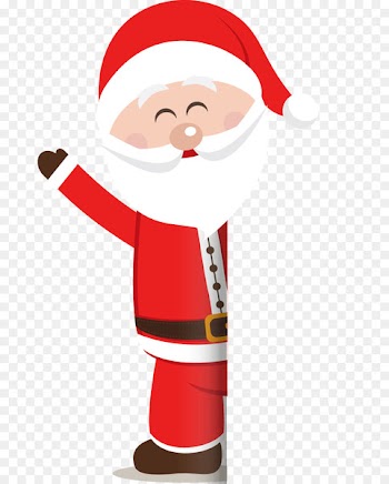 Christmas card Santa Claus Campsite Merry Christmas 2017 - christmas 