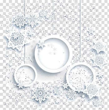 Christmas card Snowflake White Christmas, Literary beautiful white Christmas card element transparent background PNG clipart