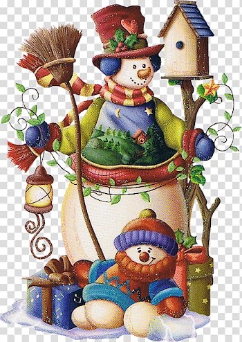 Christmas card Snowman Christmas tree, christmas transparent background PNG clipart