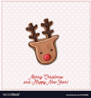  					Christmas card vector image														