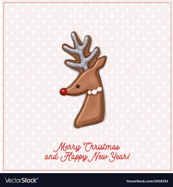  					Christmas card vector image														