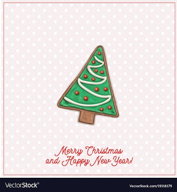  					Christmas card vector image														
