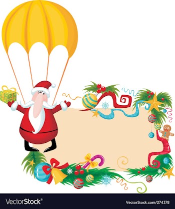 Christmas card vector image