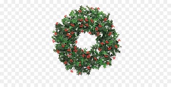 Christmas card Wreath Santa Claus Environmentally friendly - Christmas wreath 