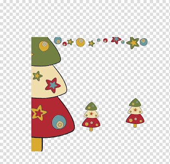 Christmas Cartoon Illustration, Creative Christmas transparent background PNG clipart