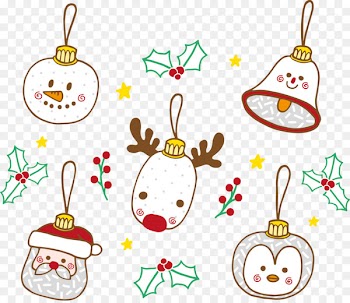 Christmas Chinese New Year Fu Qixi Festival - Christmas bells and snowman 