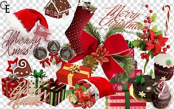 Christmas, Christmas-themed decor lot transparent background PNG clipart