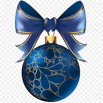 Christmas Clip art - Christmas Ball Blue Transparent PNG Image 