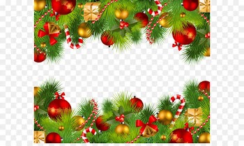 Christmas Clip art - Christmas border 