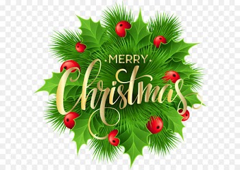 Christmas Clip art - Merry Christmas Pine Decoration PNG Clip-Art Image 