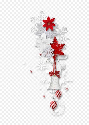 Christmas Clip art - White snowflake 