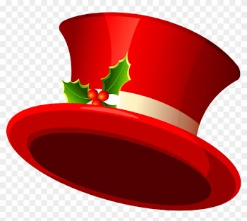 Christmas Clipart Hats - Christmas Top Hat Transparent