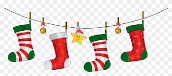 Christmas Clipart Kid - Christmas Stocking Cartoon Png
