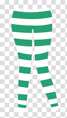 Christmas Clothes, green and white striped pants illustration transparent background PNG clipart