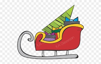 Christmas Color And Line Art Clipart - Christmas Color And Line Art Clipart