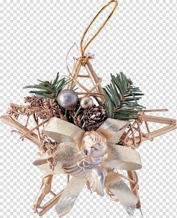 Christmas Compilation, brown and gray star lantern transparent background PNG clipart