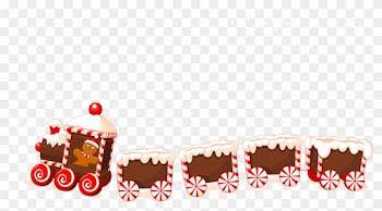 Christmas Cookies Train Png Clipart - Merry Christmas Round Ornament