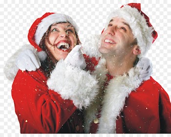 Christmas Couple Santa Claus Christmas gift - lovely couple 