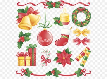 Christmas cracker Flat design Illustration - Christmas decorations 