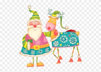 Christmas Craft Show, Christmas Decoupage, Merry Little - Santa Claus