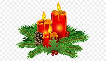 Christmas Day Candle Clip art - Christmas Candles PNG Clip Art Image 