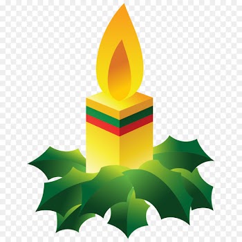 Christmas Day Candle "Santa Claus Image - christmas cartoon 