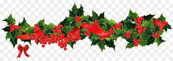Christmas Day, Garland, Santa Claus, Flower, Plant PNG