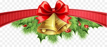 Christmas Day, Jingle Bell, Bell, Red, Ribbon PNG