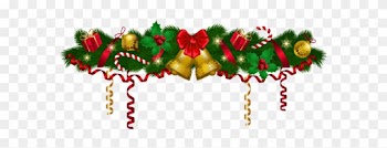 Christmas Deco Garland Png Clip Art Image - Christmas Garland Clipart