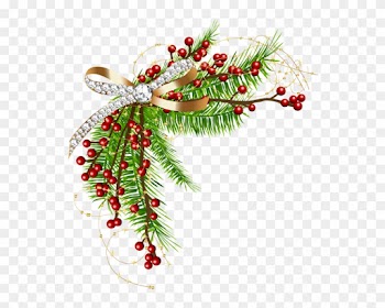 Christmas Decoration And Frames Clip Art Atmosphere - Christmas Border No Background
