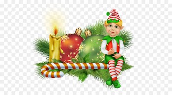 Christmas decoration Candle Clip art - Christmas candles and Christmas balls 