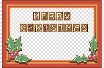 Christmas decoration Christmas card , Christmas border decoration transparent background PNG clipart