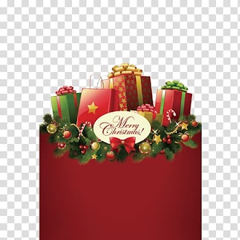Christmas decoration Christmas gift Santa Claus, Christmas gift transparent background PNG clipart