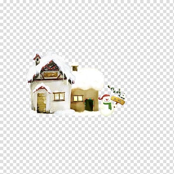Christmas decoration Christmas ornament Christmas tree, Christmas snowman Christmas cottage transparent background PNG clipart