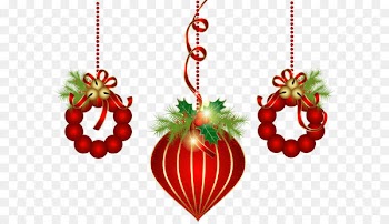 Christmas decoration Christmas ornament Christmas tree Clip art - Transparent Red Christmas Ornaments PNG Clipart 