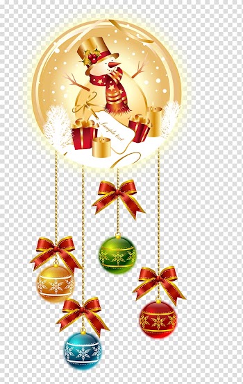 Christmas decoration Christmas ornament, Creative Christmas transparent background PNG clipart