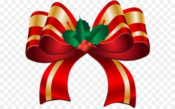 Christmas decoration Clip art - Christmas Red Bow Transparent PNG Clip Art Image 