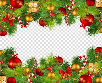 Christmas decoration , Creative Christmas transparent background PNG clipart